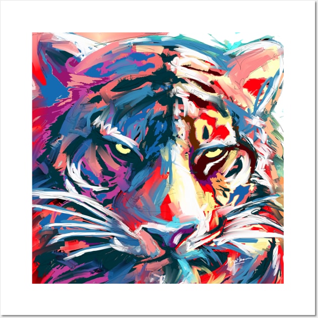 Tiger Wall Art by mailsoncello